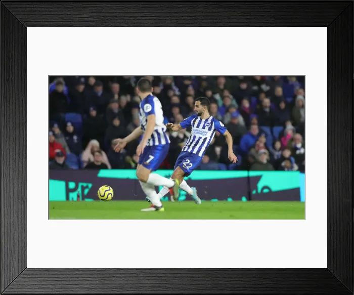 Framed Print : Brighton and Hove Albion vs Sheffield United: Premier League Battle at American Express Community Stadium (21DEC19) Framed Print : Brighton and Hove Albion vs Sheffield United: Premier League Battle at American Express Community Stadium (21DEC19)
