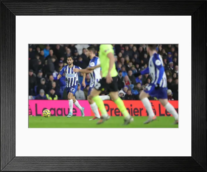 Framed Print : Brighton and Hove Albion vs Sheffield United: Premier League Battle at American Express Community Stadium (21DEC19) Framed Print : Brighton and Hove Albion vs Sheffield United: Premier League Battle at American Express Community Stadium (21DEC19)
