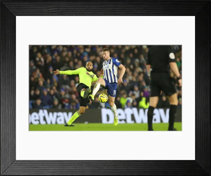 Framed Print : Brighton and Hove Albion vs Sheffield United: Premier League Battle at American Express Community Stadium (21DEC19) Framed Print : Brighton and Hove Albion vs Sheffield United: Premier League Battle at American Express Community Stadium (21DEC19)