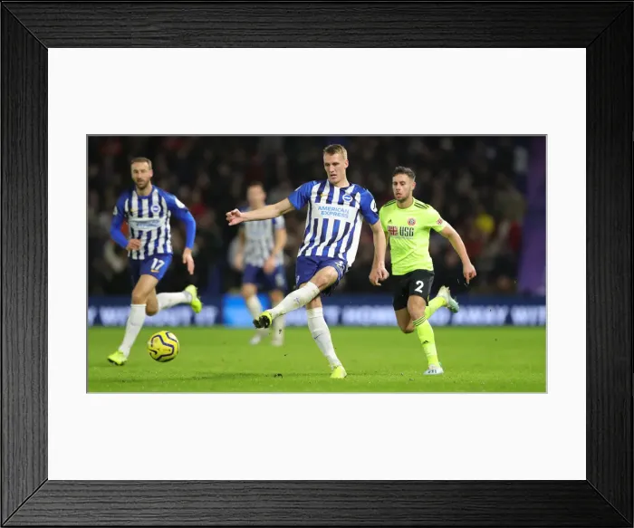 Framed Print : Brighton and Hove Albion vs Sheffield United: Premier League Battle at American Express Community Stadium (21DEC19) Framed Print : Brighton and Hove Albion vs Sheffield United: Premier League Battle at American Express Community Stadium (21DEC19)
