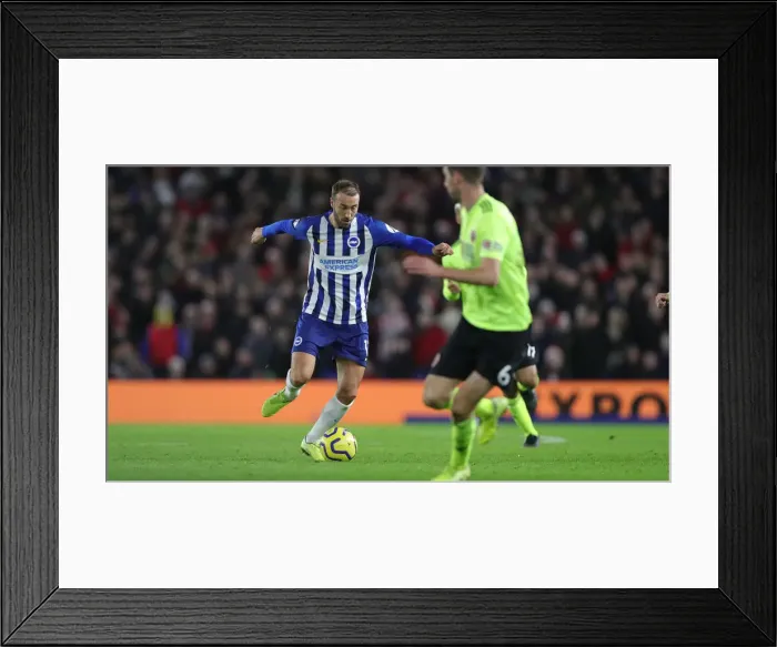 Framed Print : Brighton and Hove Albion vs. Sheffield United: Premier League Battle at American Express Community Stadium (21DEC19) Framed Print : Brighton and Hove Albion vs. Sheffield United: Premier League Battle at American Express Community Stadium (21DEC19)
