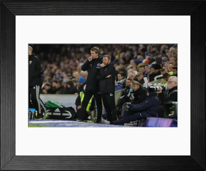 Framed Print : Brighton and Hove Albion vs. Sheffield United: Premier League Battle at American Express Community Stadium (21DEC19) Framed Print : Brighton and Hove Albion vs. Sheffield United: Premier League Battle at American Express Community Stadium (21DEC19)