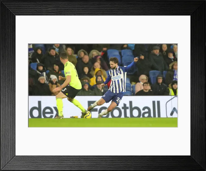 Framed Print : Brighton and Hove Albion vs. Sheffield United: Premier League Battle at American Express Community Stadium (21DEC19) Framed Print : Brighton and Hove Albion vs. Sheffield United: Premier League Battle at American Express Community Stadium (21DEC19)