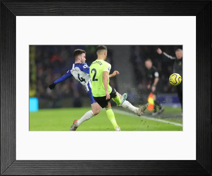 Framed Print : Brighton and Hove Albion vs. Sheffield United: Premier League Battle at American Express Community Stadium (21DEC19) Framed Print : Brighton and Hove Albion vs. Sheffield United: Premier League Battle at American Express Community Stadium (21DEC19)