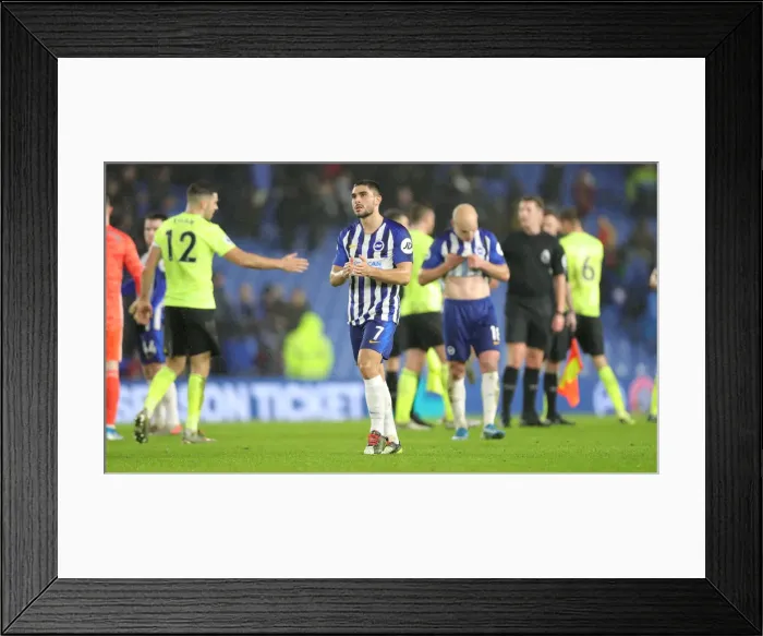 Framed Print : Brighton and Hove Albion vs Sheffield United: Premier League Battle at American Express Community Stadium (21DEC19)