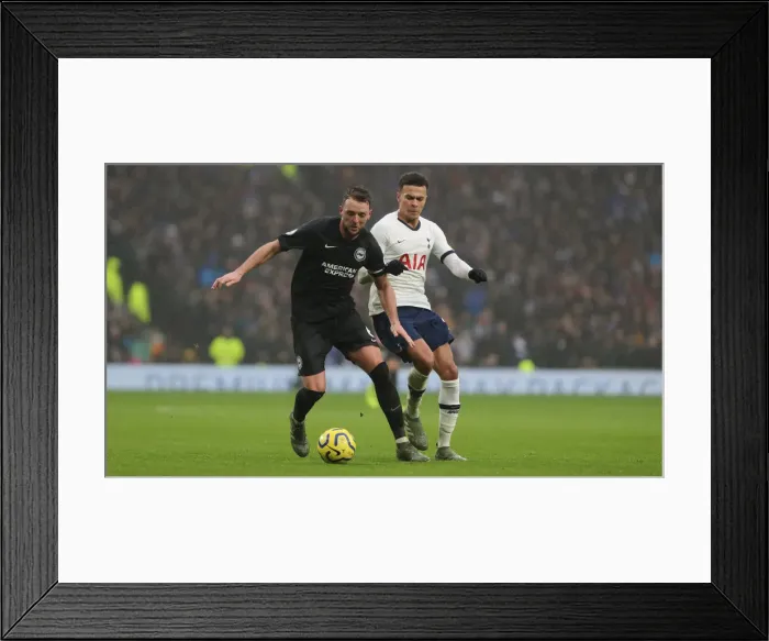 Framed Print : Tottenham vs. Brighton: A Premier League Battle at Tottenham Hotspur Stadium (26DEC19)