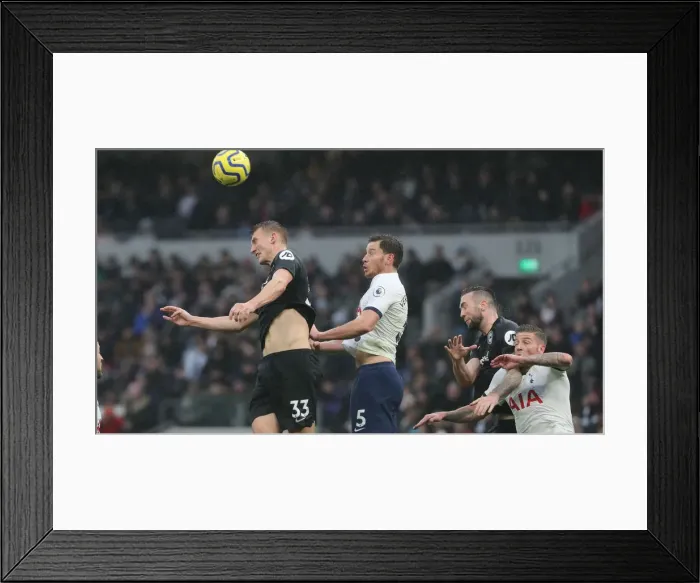 Framed Print : Tottenham Hotspur vs. Brighton and Hove Albion: A Premier League Battle at Spurs Stadium (26DEC19)