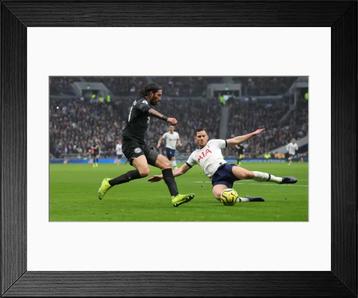 Framed Print : Tottenham vs. Brighton: A Premier League Battle at Tottenham Hotspur Stadium (26DEC19)