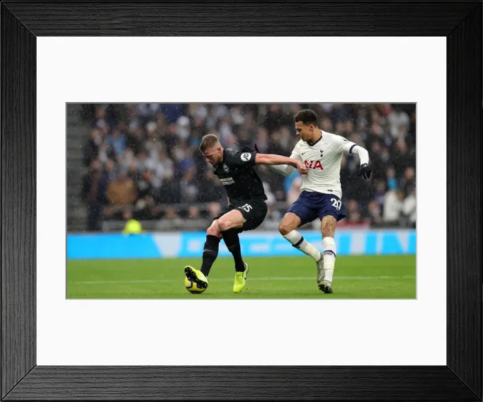 Framed Print : Tottenham vs. Brighton: A Premier League Battle at Tottenham Hotspur Stadium (26DEC19)