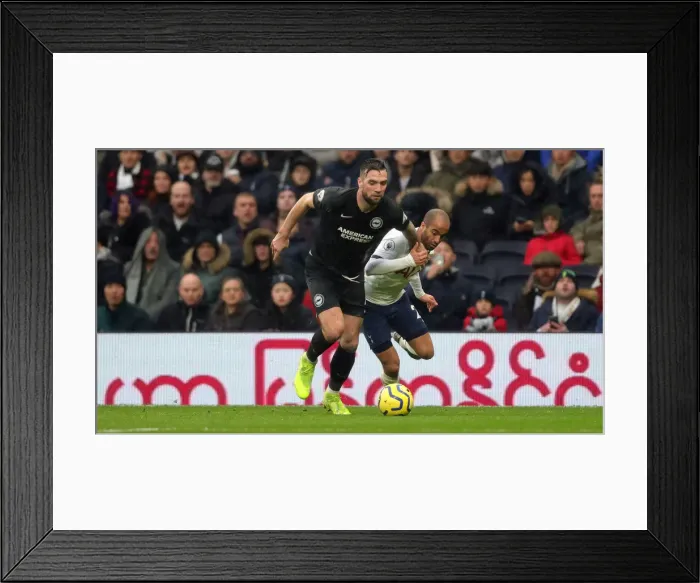 Framed Print : Tottenham vs. Brighton: A Premier League Battle at Tottenham Hotspur Stadium (26DEC19)
