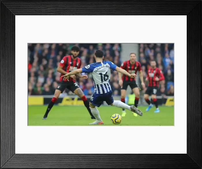 Framed Print : Premier League Showdown: Brighton & Hove Albion vs Bournemouth at American Express Community Stadium (28DEC19) Framed Print : Premier League Showdown: Brighton & Hove Albion vs Bournemouth at American Express Community Stadium (28DEC19)