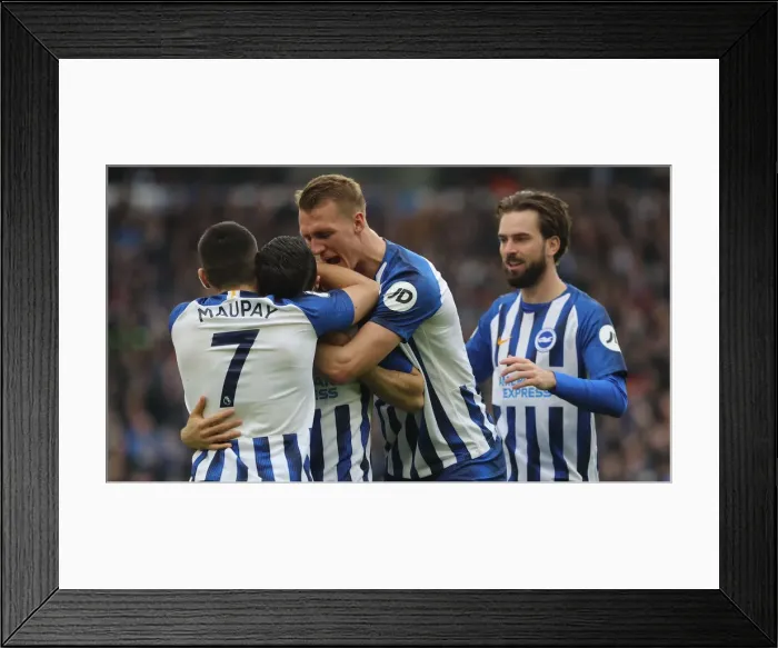 Framed Print : Premier League Showdown: Brighton & Hove Albion vs Bournemouth at American Express Community Stadium (28DEC19) Framed Print : Premier League Showdown: Brighton & Hove Albion vs Bournemouth at American Express Community Stadium (28DEC19)