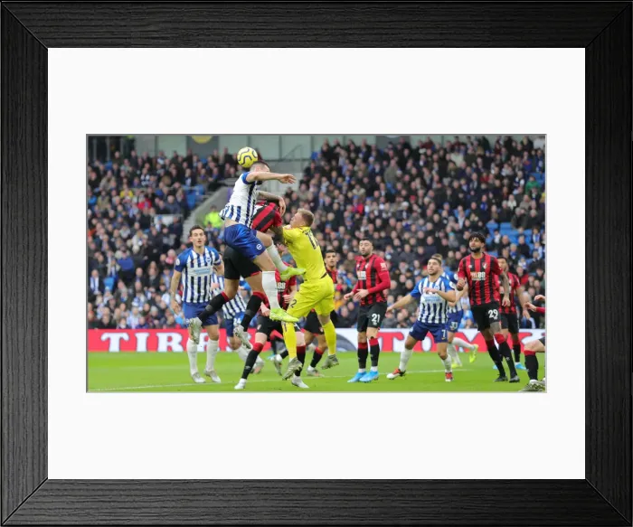 Framed Print : Intense Premier League Showdown: Brighton & Hove Albion vs Bournemouth (28DEC19) Framed Print : Intense Premier League Showdown: Brighton & Hove Albion vs Bournemouth (28DEC19)