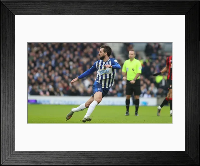 Framed Print : Brighton and Hove Albion vs Bournemouth: Premier League Battle at American Express Community Stadium (28DEC19) Framed Print : Brighton and Hove Albion vs Bournemouth: Premier League Battle at American Express Community Stadium (28DEC19)