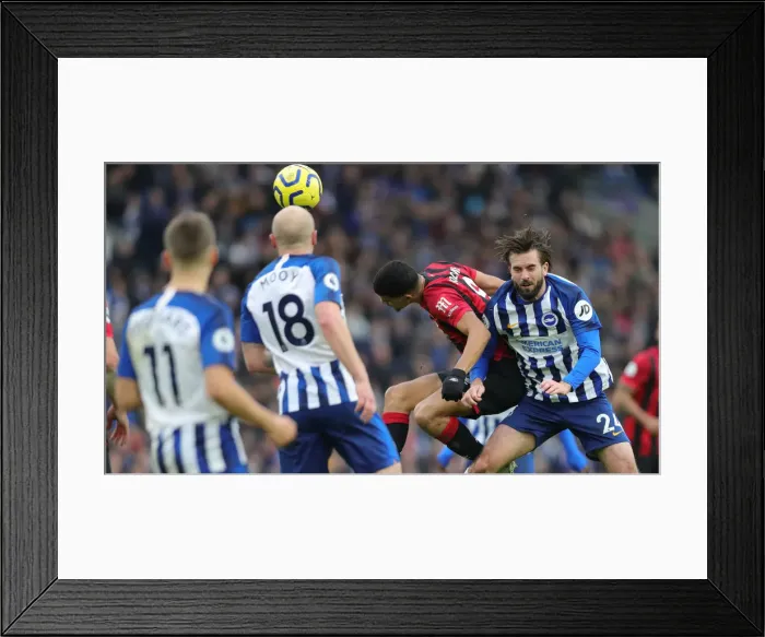 Framed Print : Brighton and Hove Albion vs Bournemouth: Premier League Battle at American Express Community Stadium (28DEC19)
