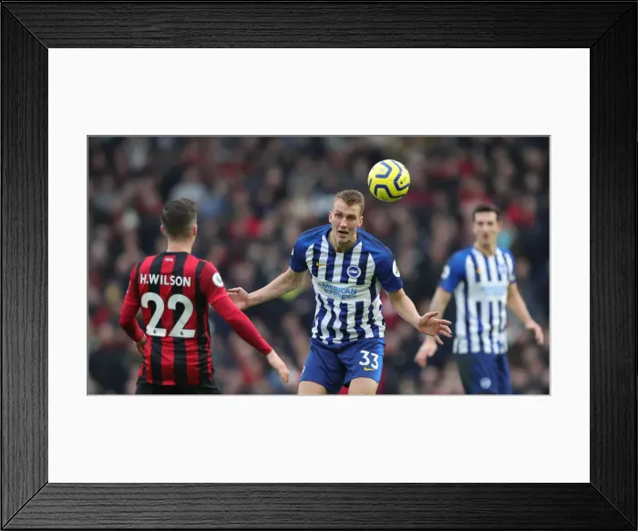 Framed Print : Premier League Showdown: Brighton & Hove Albion vs Bournemouth at American Express Community Stadium (28DEC19) Framed Print : Premier League Showdown: Brighton & Hove Albion vs Bournemouth at American Express Community Stadium (28DEC19)