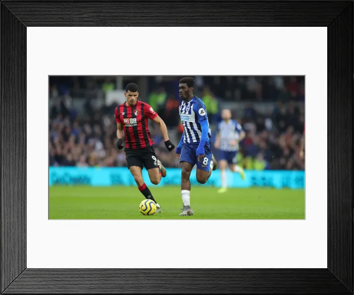Framed Print : Brighton & Hove Albion vs Bournemouth: Premier League Battle at American Express Community Stadium (28DEC19) Framed Print : Brighton & Hove Albion vs Bournemouth: Premier League Battle at American Express Community Stadium (28DEC19)