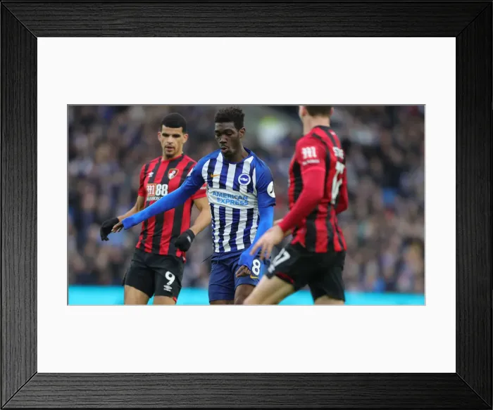 Framed Print : Brighton and Hove Albion vs Bournemouth: Premier League Battle at American Express Community Stadium (28DEC19) Framed Print : Brighton and Hove Albion vs Bournemouth: Premier League Battle at American Express Community Stadium (28DEC19)