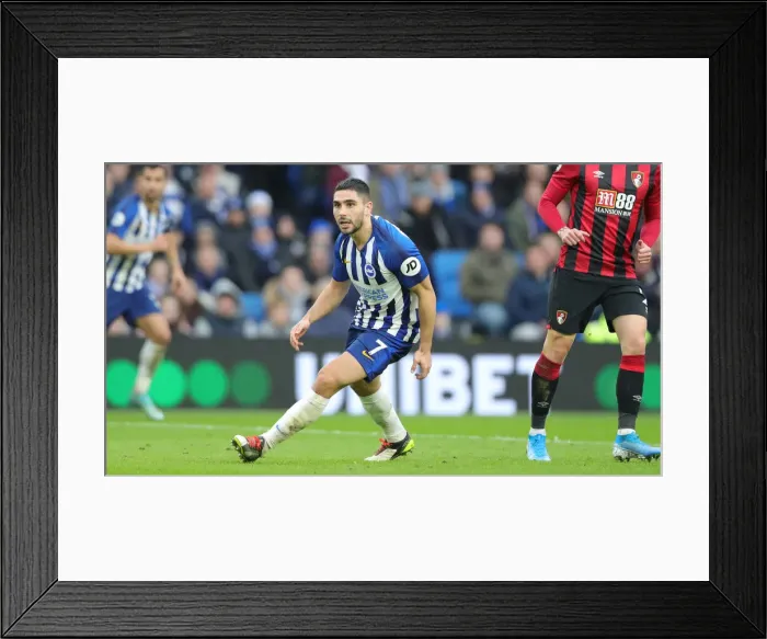 Framed Print : Premier League Showdown: Brighton & Hove Albion vs Bournemouth at American Express Community Stadium (28DEC19)