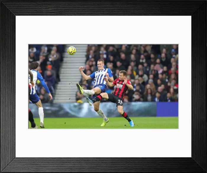 Framed Print : Premier League Showdown: Brighton & Hove Albion vs Bournemouth at American Express Community Stadium (28DEC19) Framed Print : Premier League Showdown: Brighton & Hove Albion vs Bournemouth at American Express Community Stadium (28DEC19)