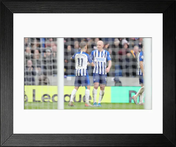 Framed Print : Brighton and Hove Albion vs Bournemouth: Premier League Battle at American Express Community Stadium (28DEC19) Framed Print : Brighton and Hove Albion vs Bournemouth: Premier League Battle at American Express Community Stadium (28DEC19)