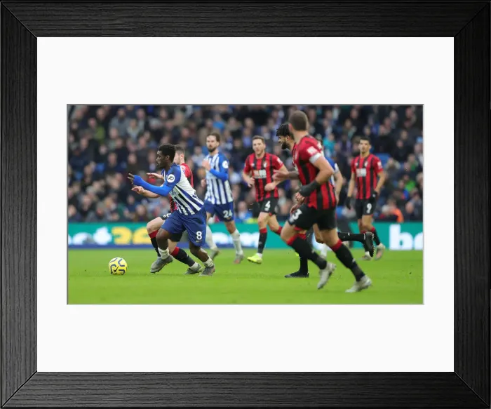Framed Print : Brighton and Hove Albion vs Bournemouth: Premier League Showdown at American Express Community Stadium (28DEC19) Framed Print : Brighton and Hove Albion vs Bournemouth: Premier League Showdown at American Express Community Stadium (28DEC19)