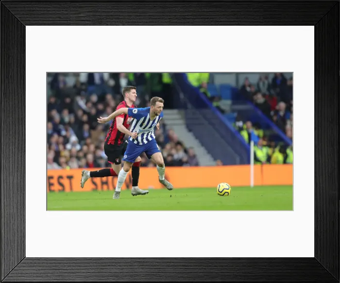 Framed Print : Brighton and Hove Albion vs Bournemouth: Premier League Battle at American Express Community Stadium (28DEC19)