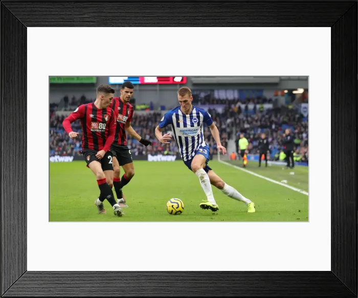 Framed Print : Premier League Showdown: Brighton & Hove Albion vs Bournemouth at American Express Community Stadium (28DEC19) Framed Print : Premier League Showdown: Brighton & Hove Albion vs Bournemouth at American Express Community Stadium (28DEC19)