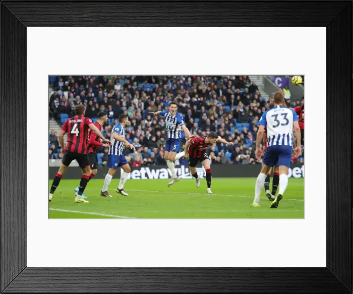 Framed Print : Premier League Showdown: Brighton & Hove Albion vs Bournemouth at American Express Community Stadium (28DEC19) Framed Print : Premier League Showdown: Brighton & Hove Albion vs Bournemouth at American Express Community Stadium (28DEC19)
