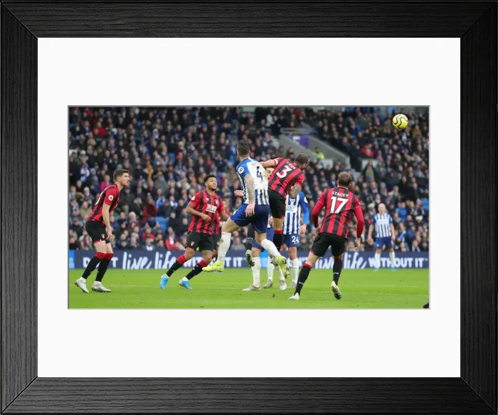 Framed Print : Brighton and Hove Albion vs Bournemouth: Premier League Battle at American Express Community Stadium (28DEC19) Framed Print : Brighton and Hove Albion vs Bournemouth: Premier League Battle at American Express Community Stadium (28DEC19)