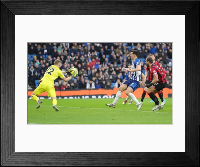Framed Print : Brighton and Hove Albion vs Bournemouth: Premier League Battle at American Express Community Stadium (28DEC19) Framed Print : Brighton and Hove Albion vs Bournemouth: Premier League Battle at American Express Community Stadium (28DEC19)