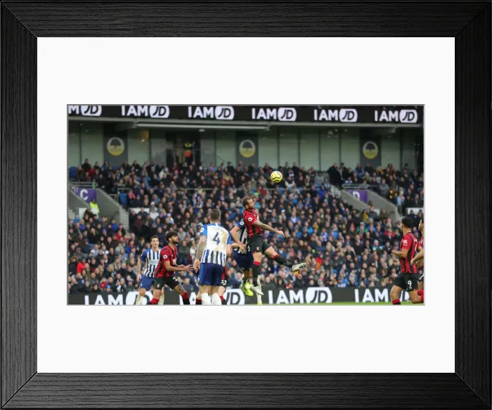 Framed Print : Premier League Showdown: Brighton & Hove Albion vs. Bournemouth at American Express Community Stadium (28DEC19)