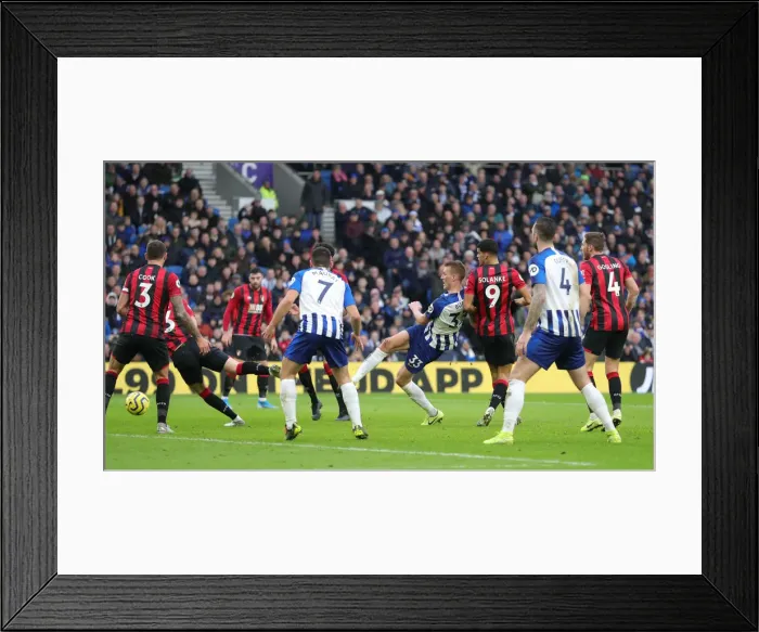 Framed Print : Brighton & Hove Albion vs Bournemouth: A Premier League Battle at American Express Community Stadium (28DEC19) Framed Print : Brighton & Hove Albion vs Bournemouth: A Premier League Battle at American Express Community Stadium (28DEC19)