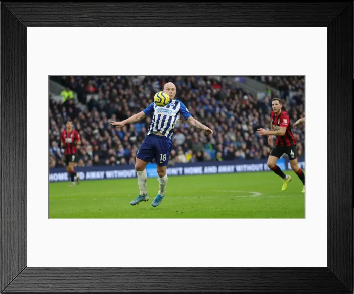 Framed Print : Premier League Showdown: Brighton & Hove Albion vs Bournemouth at American Express Community Stadium (28DEC19)