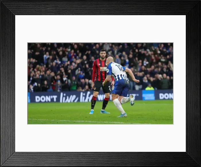Framed Print : Premier League Showdown: Brighton & Hove Albion vs Bournemouth at American Express Community Stadium (28DEC19)