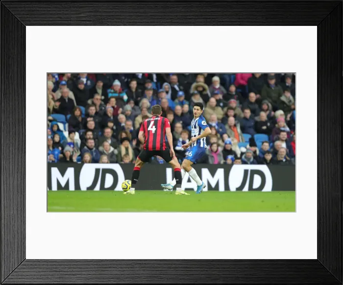 Framed Print : Premier League Showdown: Brighton & Hove Albion vs. Bournemouth at American Express Community Stadium (28DEC19) Framed Print : Premier League Showdown: Brighton & Hove Albion vs. Bournemouth at American Express Community Stadium (28DEC19)