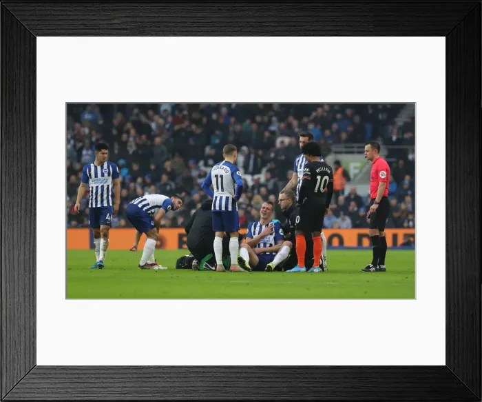 Framed Print : Brighton and Hove Albion vs. Chelsea: A Premier League Battle at American Express Community Stadium (01.01.20) Framed Print : Brighton and Hove Albion vs. Chelsea: A Premier League Battle at American Express Community Stadium (01.01.20)