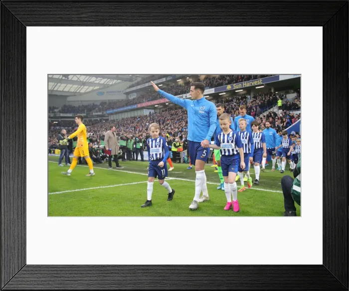 Framed Print : Brighton and Hove Albion vs. Chelsea: A Premier League Battle at American Express Community Stadium (01.01.20)