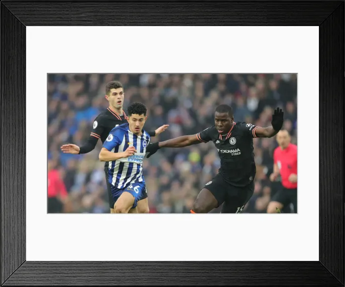 Framed Print : Brighton and Hove Albion vs. Chelsea: A Premier League Battle at American Express Community Stadium (01.01.20) Framed Print : Brighton and Hove Albion vs. Chelsea: A Premier League Battle at American Express Community Stadium (01.01.20)