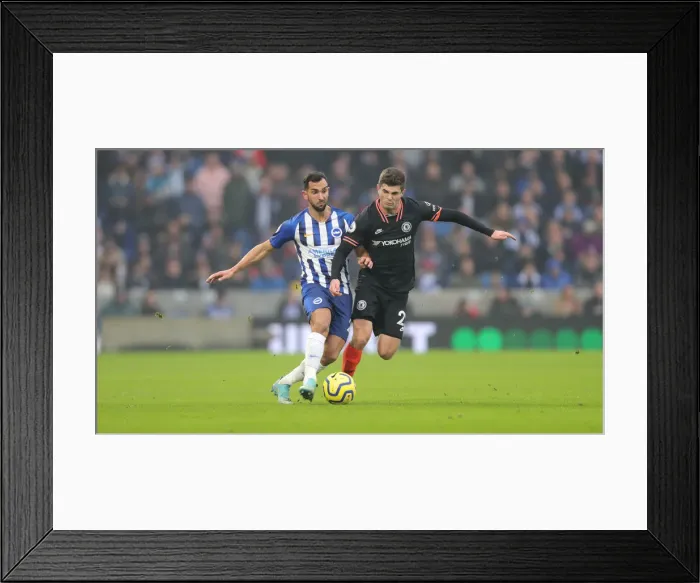 Framed Print : Brighton and Hove Albion vs. Chelsea: A Premier League Battle at American Express Community Stadium (01.01.20) Framed Print : Brighton and Hove Albion vs. Chelsea: A Premier League Battle at American Express Community Stadium (01.01.20)