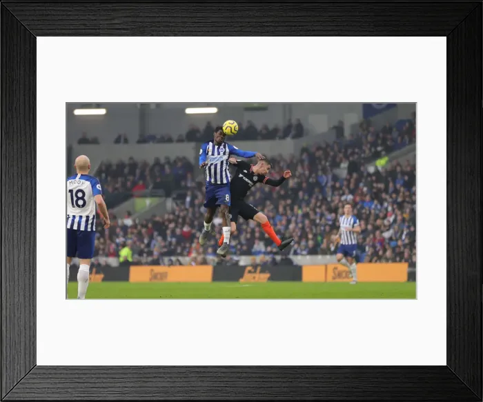 Framed Print : Brighton and Hove Albion vs. Chelsea: A Premier League Battle at American Express Community Stadium (01.01.20)