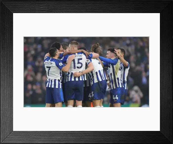 Framed Print : Brighton and Hove Albion vs. Chelsea: A Premier League Battle at American Express Community Stadium (01.01.20) Framed Print : Brighton and Hove Albion vs. Chelsea: A Premier League Battle at American Express Community Stadium (01.01.20)