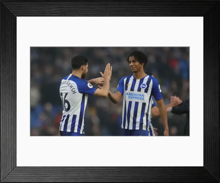 Framed Print : Brighton and Hove Albion vs. Chelsea: A Premier League Battle at the American Express Community Stadium (01.01.20) Framed Print : Brighton and Hove Albion vs. Chelsea: A Premier League Battle at the American Express Community Stadium (01.01.20)
