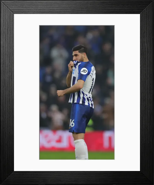 Framed Print : Brighton and Hove Albion vs. Chelsea: A Premier League Battle at American Express Community Stadium (01.01.20)