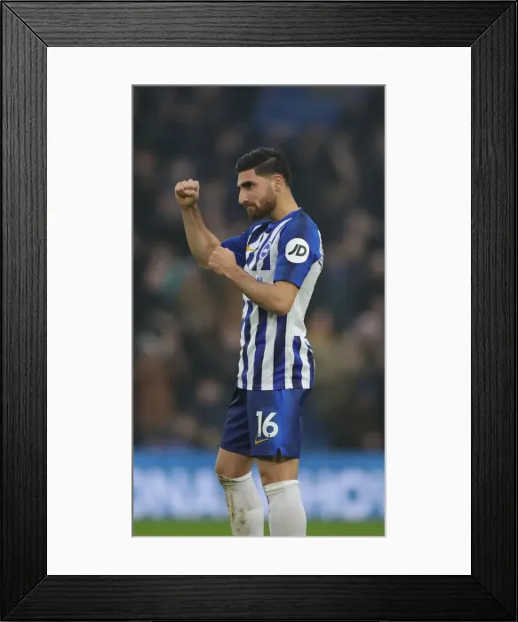 Framed Print : Brighton and Hove Albion vs. Chelsea: A Premier League Battle at American Express Community Stadium (01.01.20)