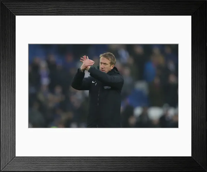 Framed Print : Brighton and Hove Albion vs. Chelsea: A Premier League Battle at American Express Community Stadium (01.01.20)
