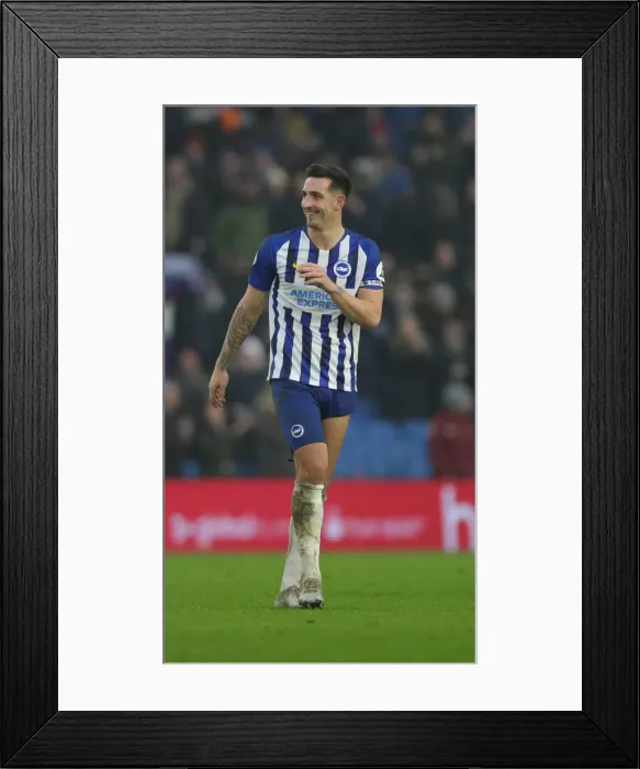 Framed Print : Brighton and Hove Albion vs. Chelsea: A Premier League Battle at American Express Community Stadium (01.01.20)