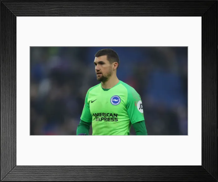 Framed Print : Brighton and Hove Albion vs. Chelsea: A Premier League Battle at American Express Community Stadium (01.01.20)