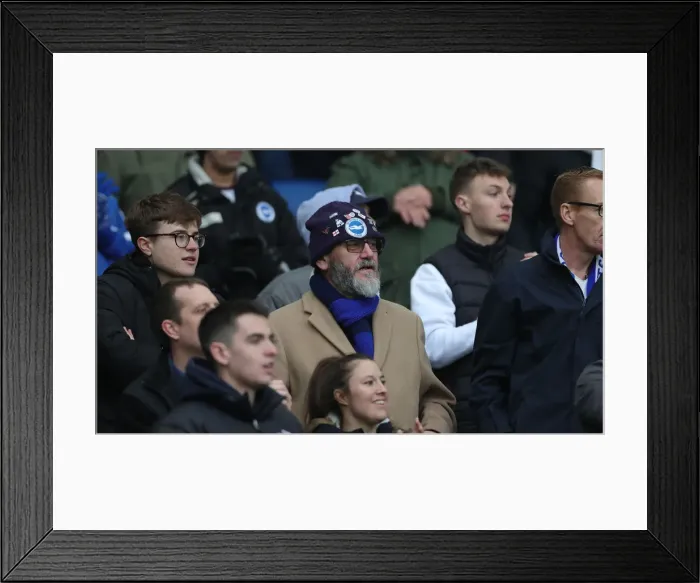 Framed Print : Brighton and Hove Albion vs. Chelsea: A Premier League Battle at American Express Community Stadium (01.01.20)