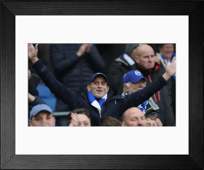 Framed Print : Brighton and Hove Albion vs. Chelsea: A Premier League Battle at American Express Community Stadium (01.01.20)